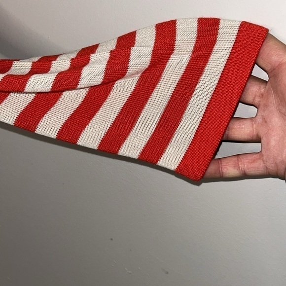 Chico’s Striped Lace Up Side Sweater Size 1 - Picture 4 of 10